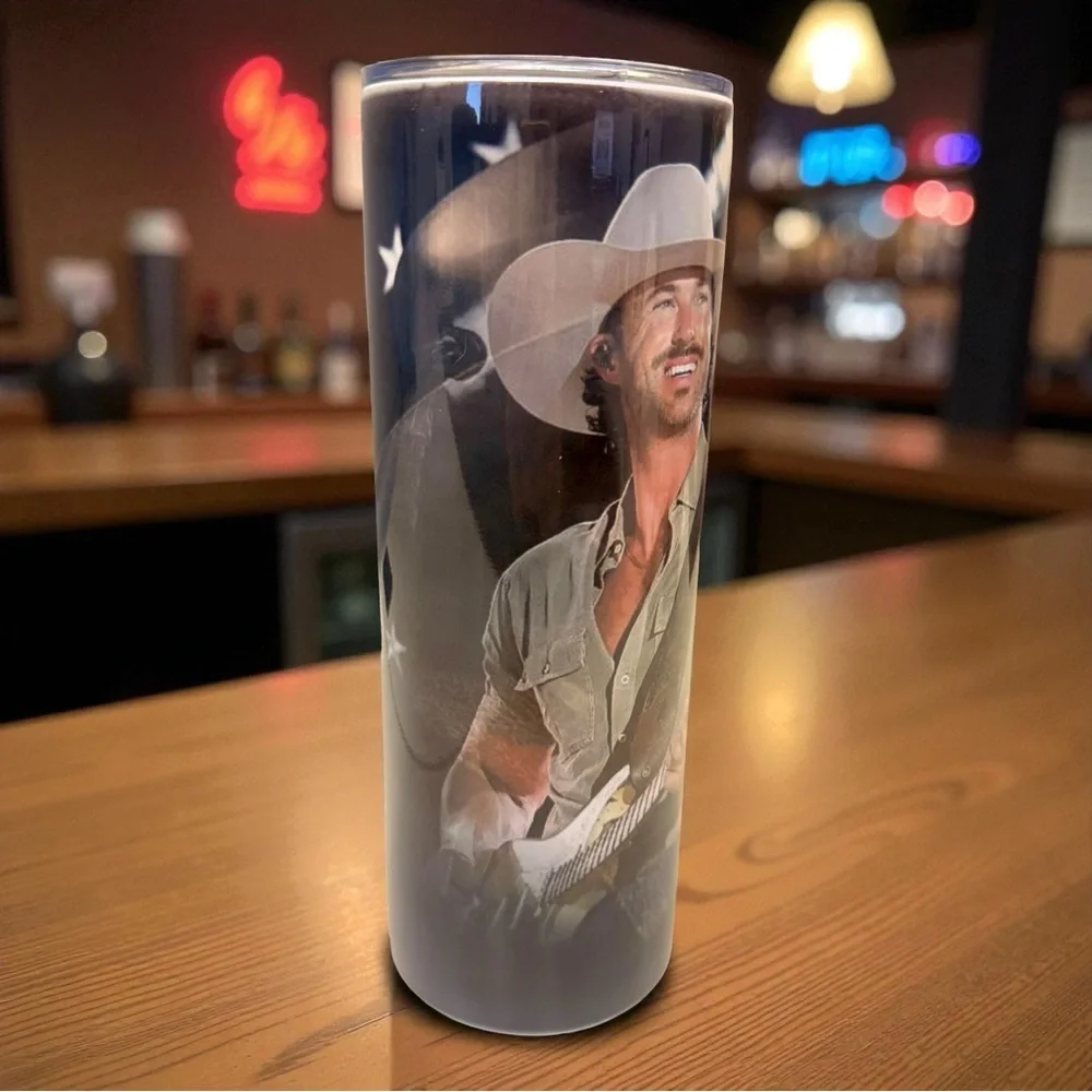 Riley Patriotic Tumbler with Sliding Lid and Straw‎